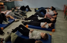 klasa 5 w trakcie relaksacji