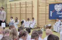 Wójt Gminy Malanów podczas Dnia Babci i Dziadka