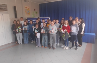 Uczniowie podczas Gminnego Etapu Turnieju „Bezpieczenstwo w Ruchu Drogowym”