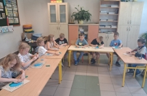 kl. 1 w trakcie wykonywania pracy plastycznej