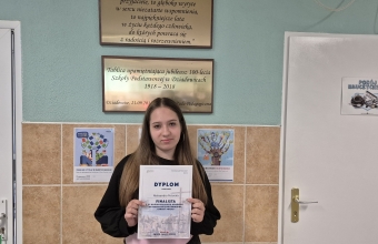 Aleksandra Poturala finalistka ogolnopolskiego konkursu „Chrzest Polski”